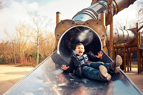 Playground slide safety tips