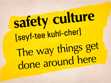 The definition of safety culture