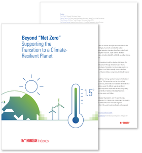 Beyond “Net Zero”: Supporting the Transition to a Climate-Resilient Planet