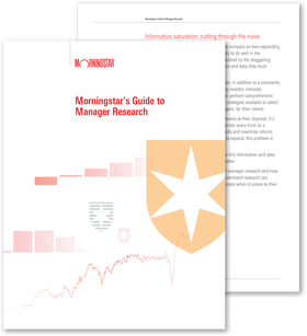 Morningstar’s Guide to Manager Research