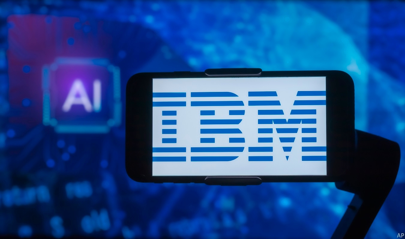 IBM logo and AI