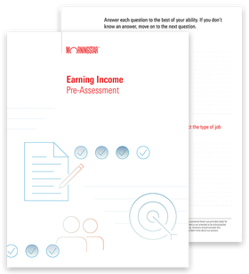 Earning Income Pre-Assessment