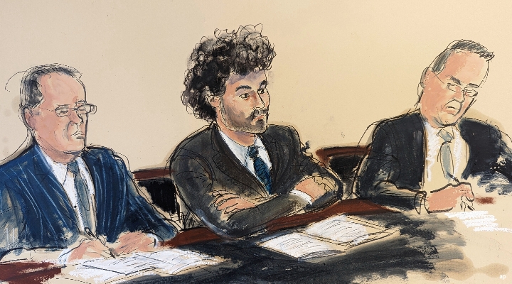 Sam Bankman-Fried Courtroom sketch