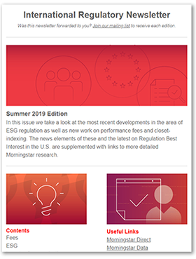 International Regulatory Watch Newsletter
