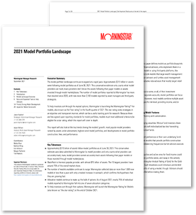 Morningstar’s 2021 Model Portfolio Landscape