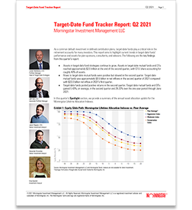 Quarterly Target-Date Fund Tracker Report