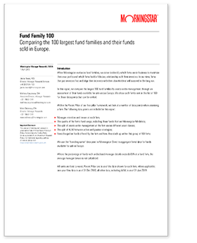 Morningstar Fund Family 100