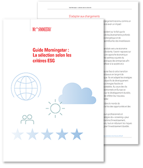 Guide Morningstar : la sélection selon les critères ESG