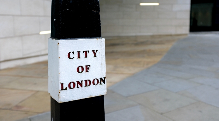 city of london sign