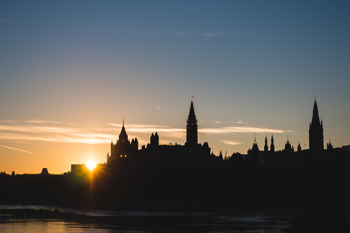 Sunrise over Ottawa
