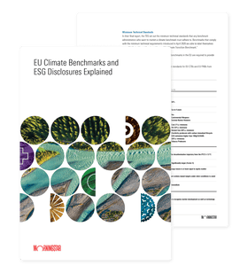 EU Climate Benchmarks and ESG Disclosures Explained