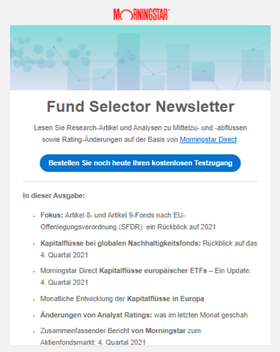 Fund Selector Newsletter