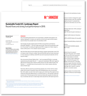 Download the Sustainable Funds U.S. Landscape Report