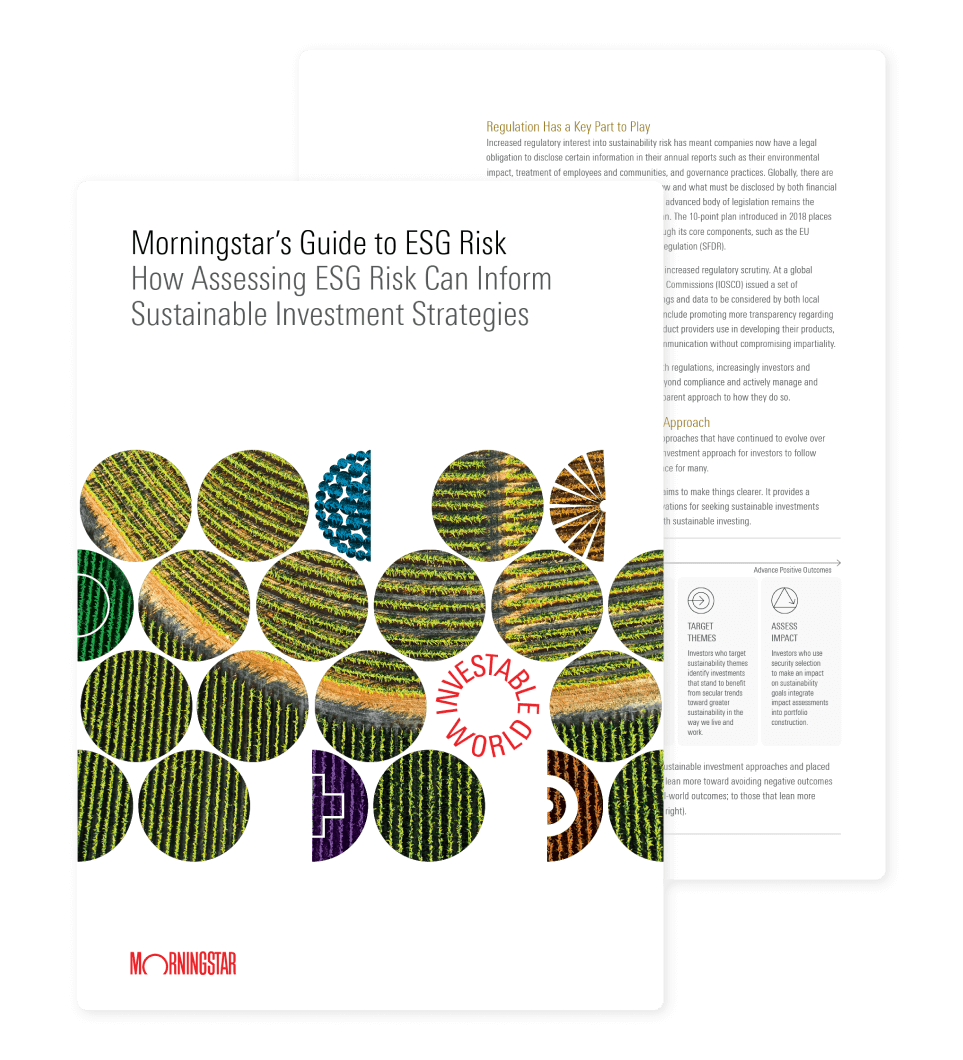Morningstar’s Guide to ESG Risk Morningstar