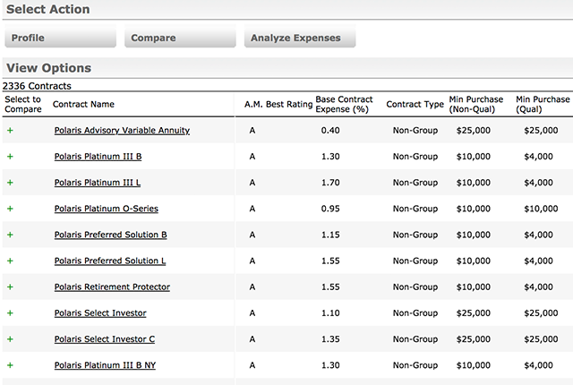 Annuity Comparison Tool | Annuity Intelligence | Morningstar