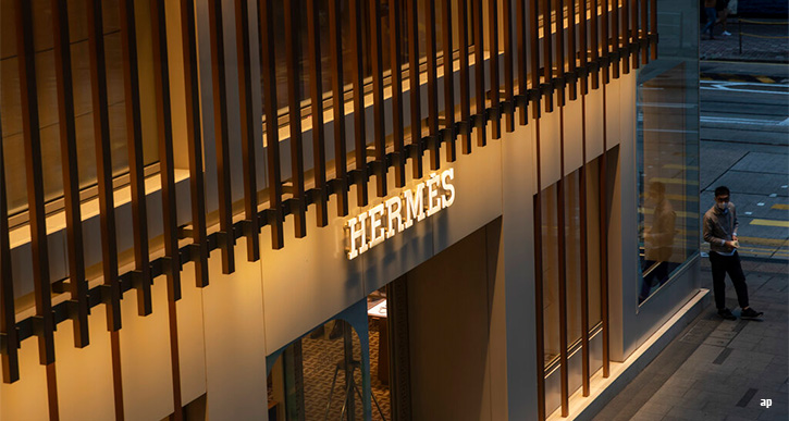 Hermes storefront