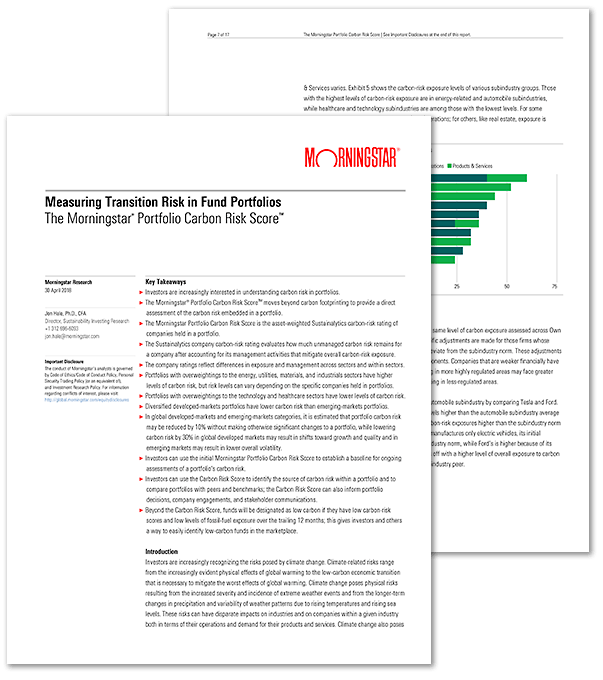 ESG Data & Metrics | Morningstar