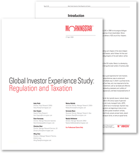 Global Investor Experience: Download the Regulation and Taxation Report