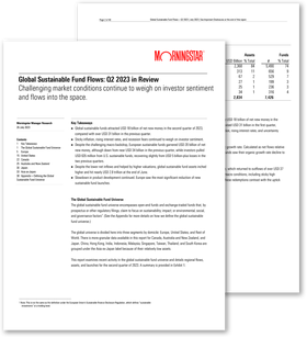 Global Sustainable Fund Flows: Q2 2023 in Review