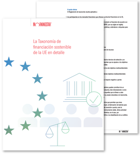 La Taxonomía de financiación sostenible de la UE en detalle