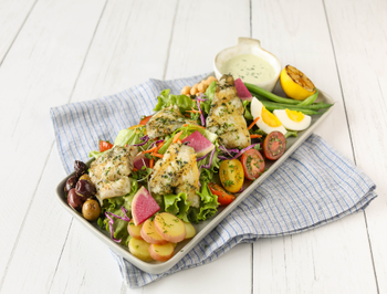Herb Grilled Blue Cod & Summer Nicoise Salad