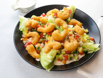 Yuengling Shrimp Wedge Salad