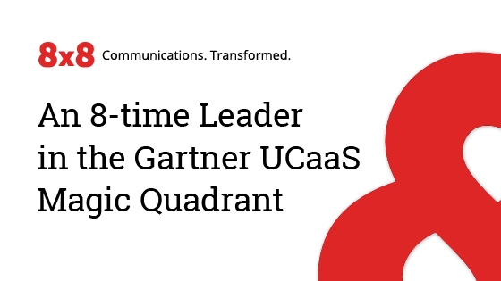 An 8-time Leader in the Gartner UCaaS Magic Quadrant