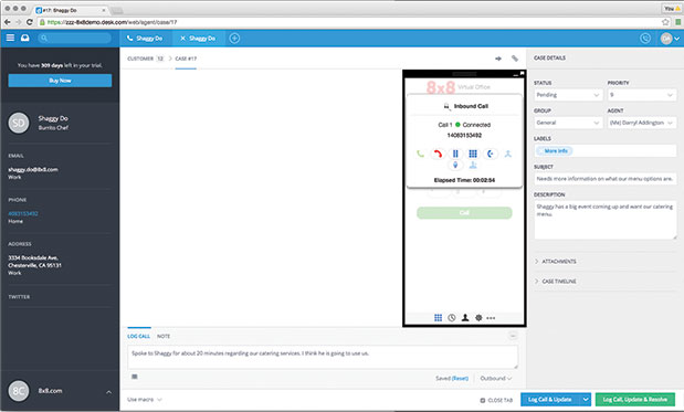 Salesforce Desk Integration 8x8 Inc