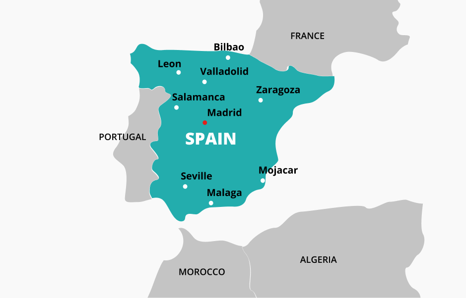 How to call Spain from the US