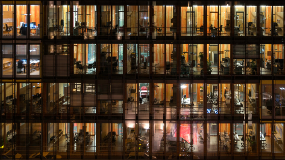 Office Building - Working Late