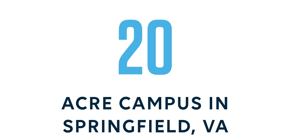 20 Acre campus in Springfield, VA