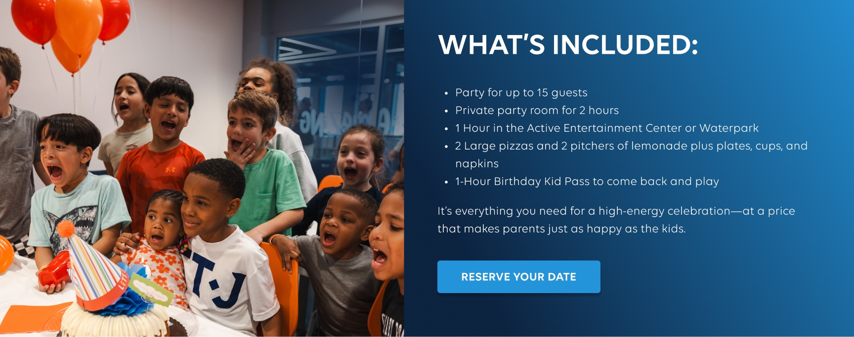 All-Inclusive Birthday Parties for $500