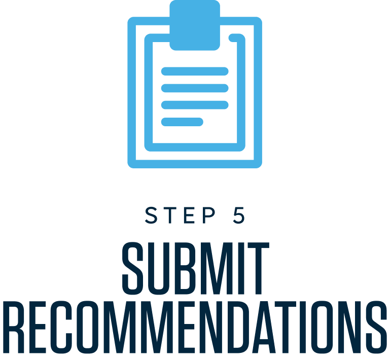 Submit Recommendations