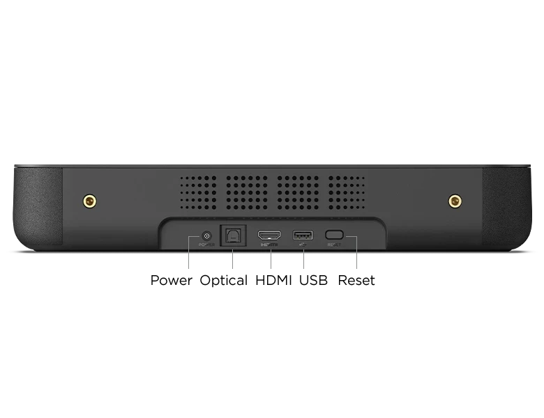 Refurbished Roku Streambar back of product
