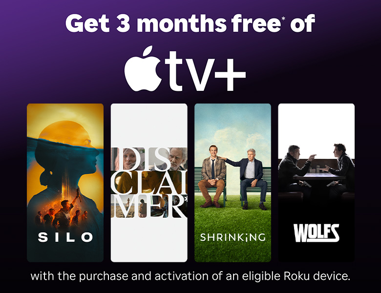 Get 3 months free* of Apple TV+