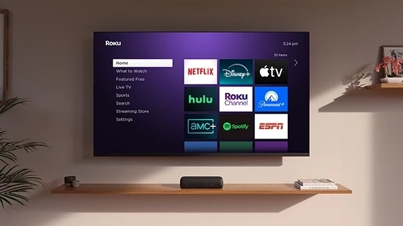 Roku TV Homescreen UI