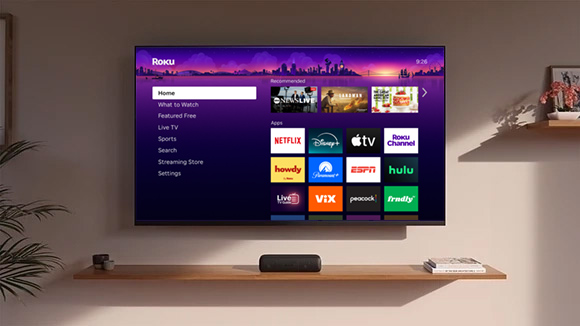 Roku TV Homescreen UI