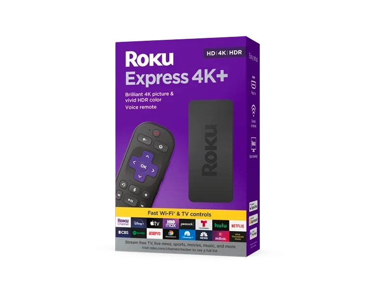 Roku Express 4K+ | 4K & HDR Streaming Device | Roku