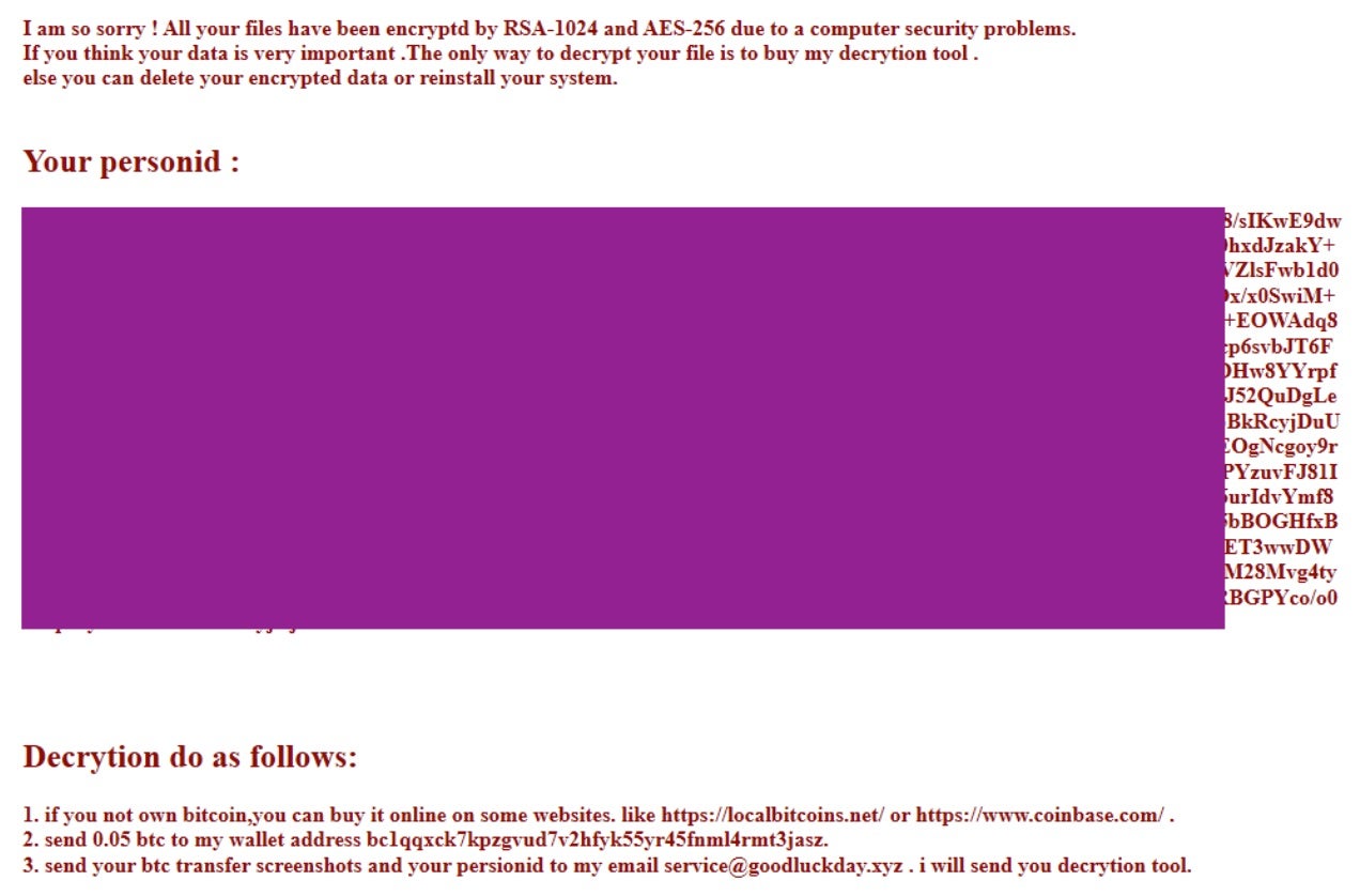 TellYouThePass Ransomware - Notes | SentinelOne