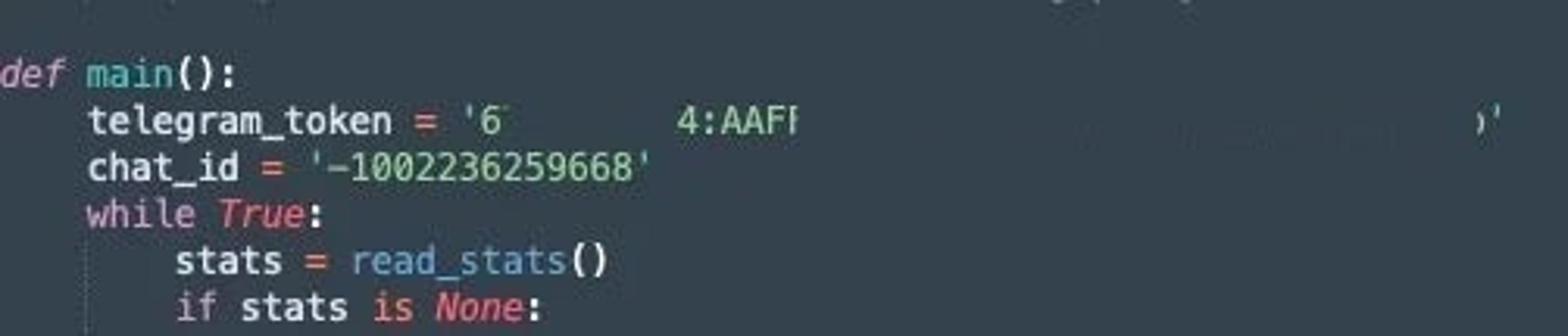  Telegram bot data in monitor.py
