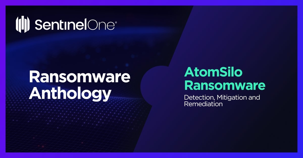 AtomSilo Ransomware - Featured Image | SentinelOne