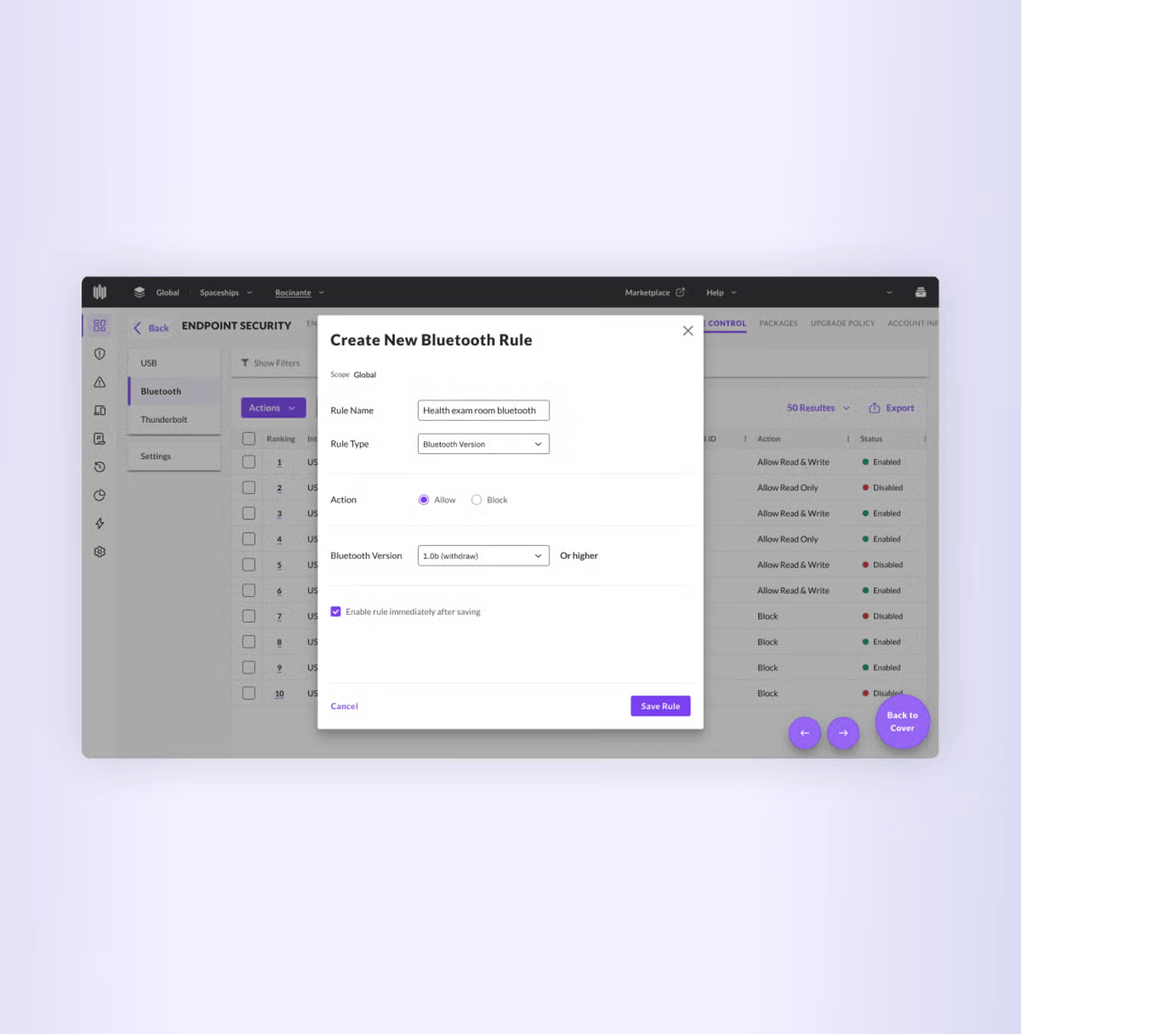 Device Control