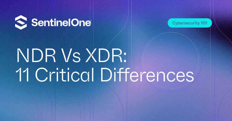 NDR vs XDR - Uitgelichte afbeelding | SentinelOne