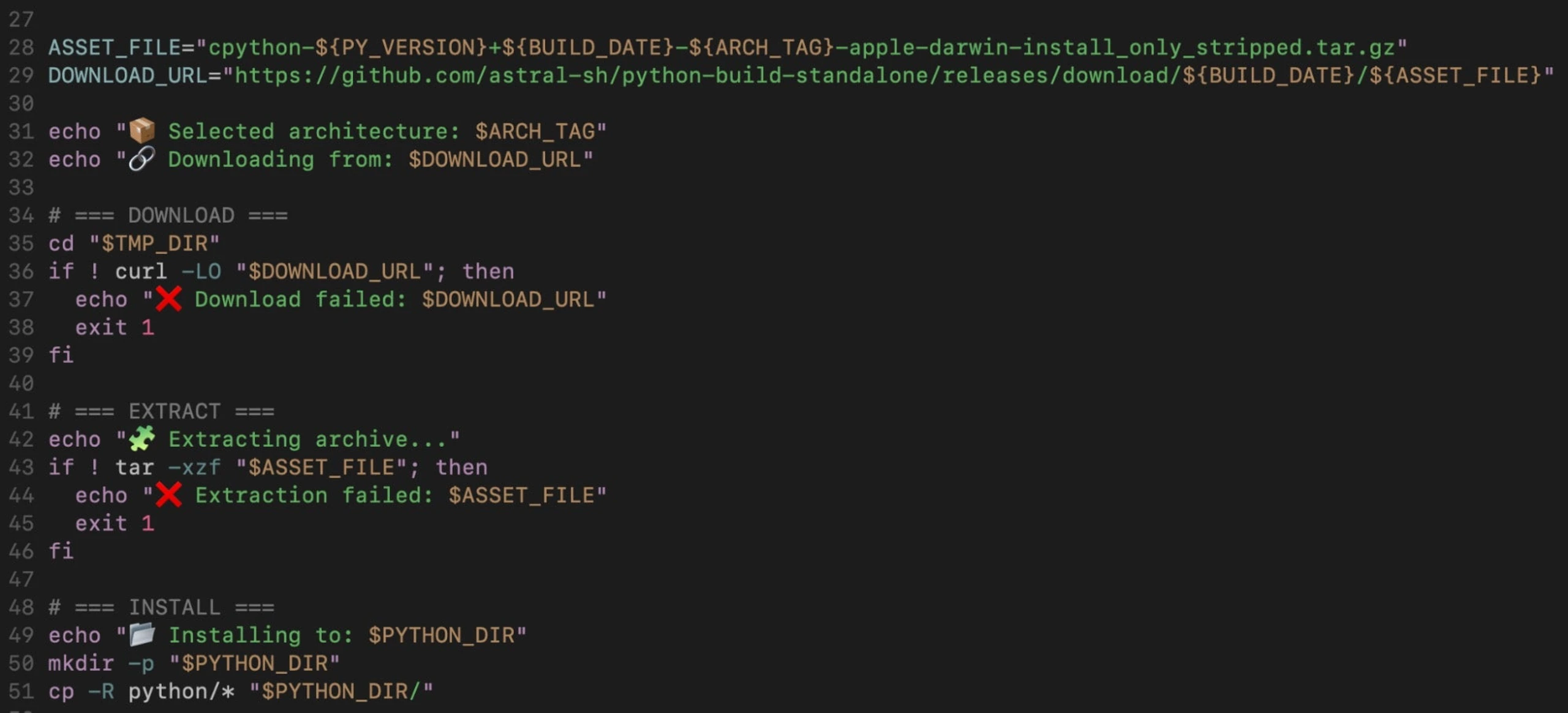 Decoded bash script has “written by AI” tells