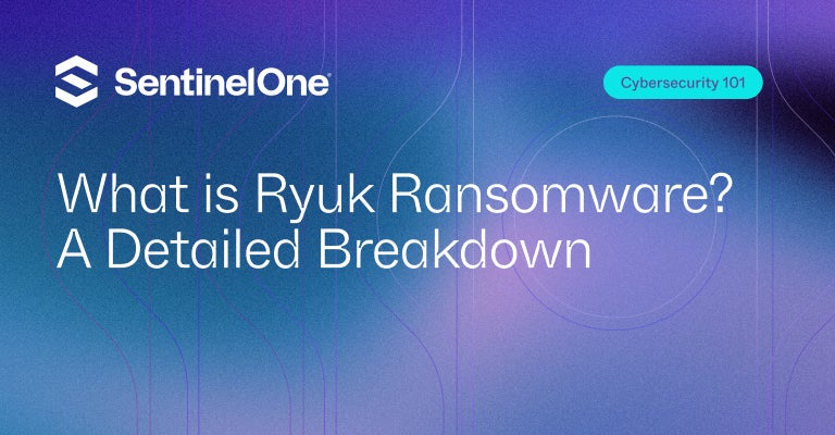 Ryuk Ransomware - Uitgelichte afbeelding | SentinelOne