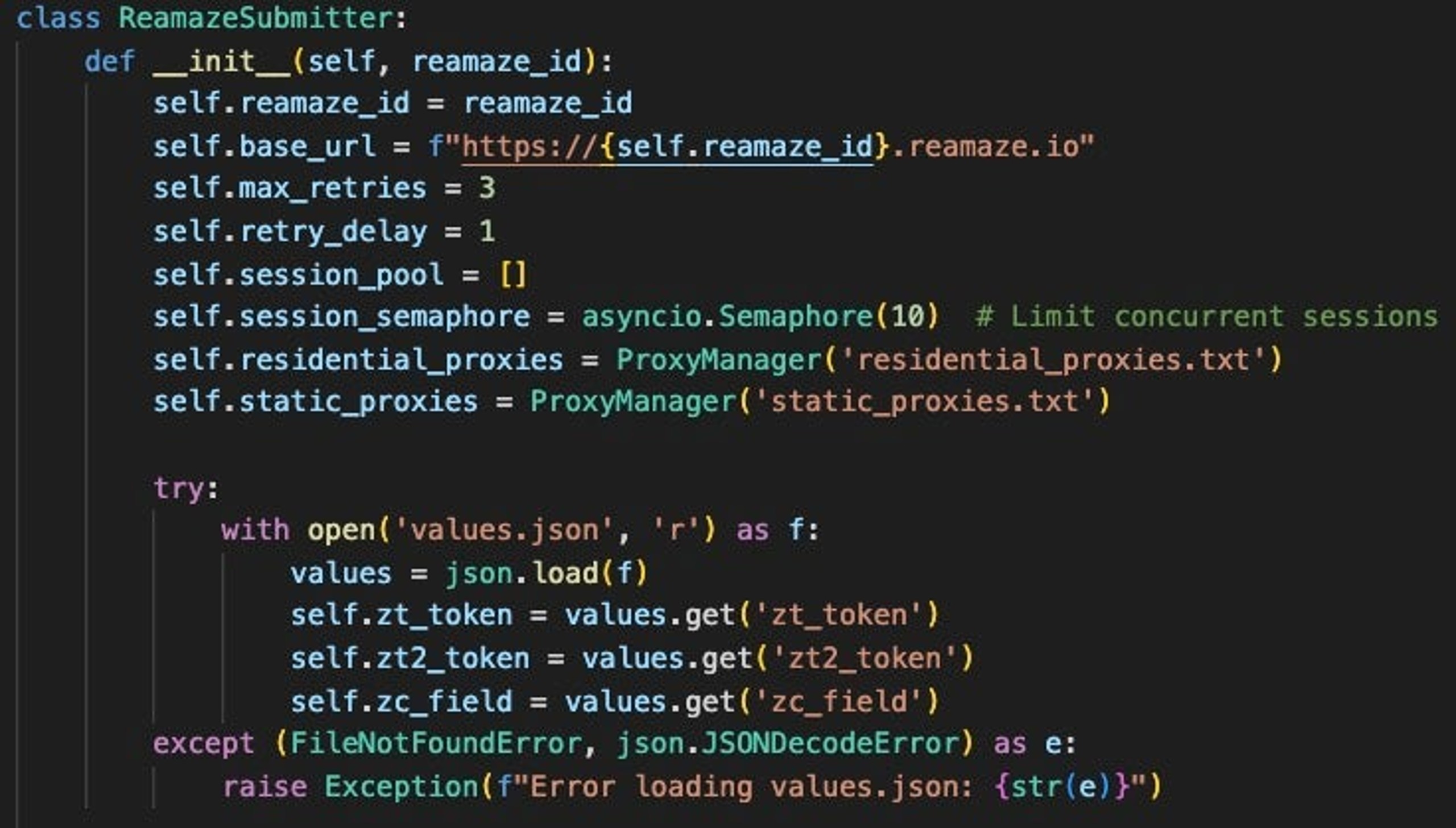 Reamaze token handling function
