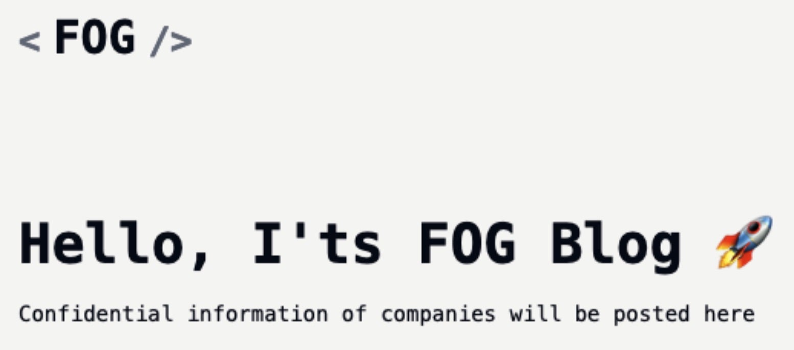 Fog Ransomware - Blog | SentinelOne