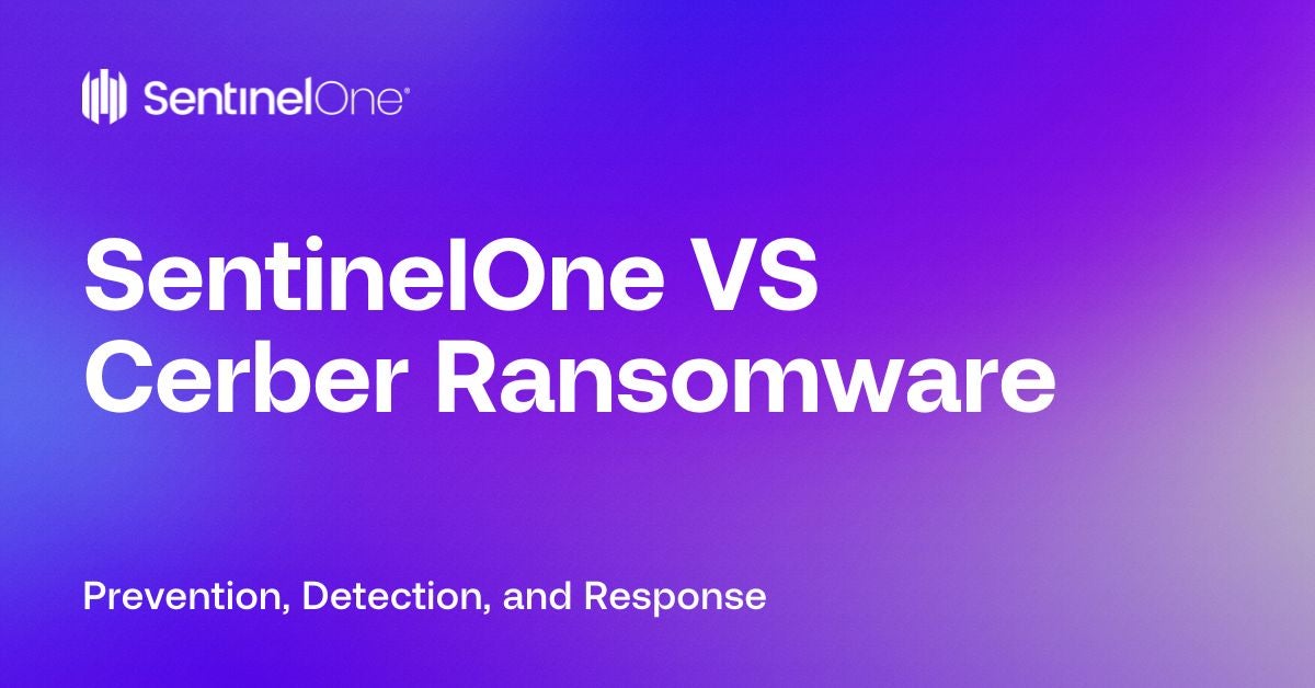 Cerber Ransomware - Featured Image | SentinelOne