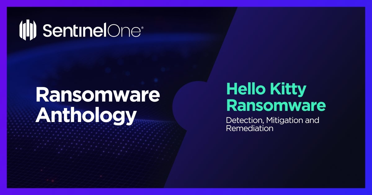 Hello Kitty Ransomware - Featured Image | SentinelOne