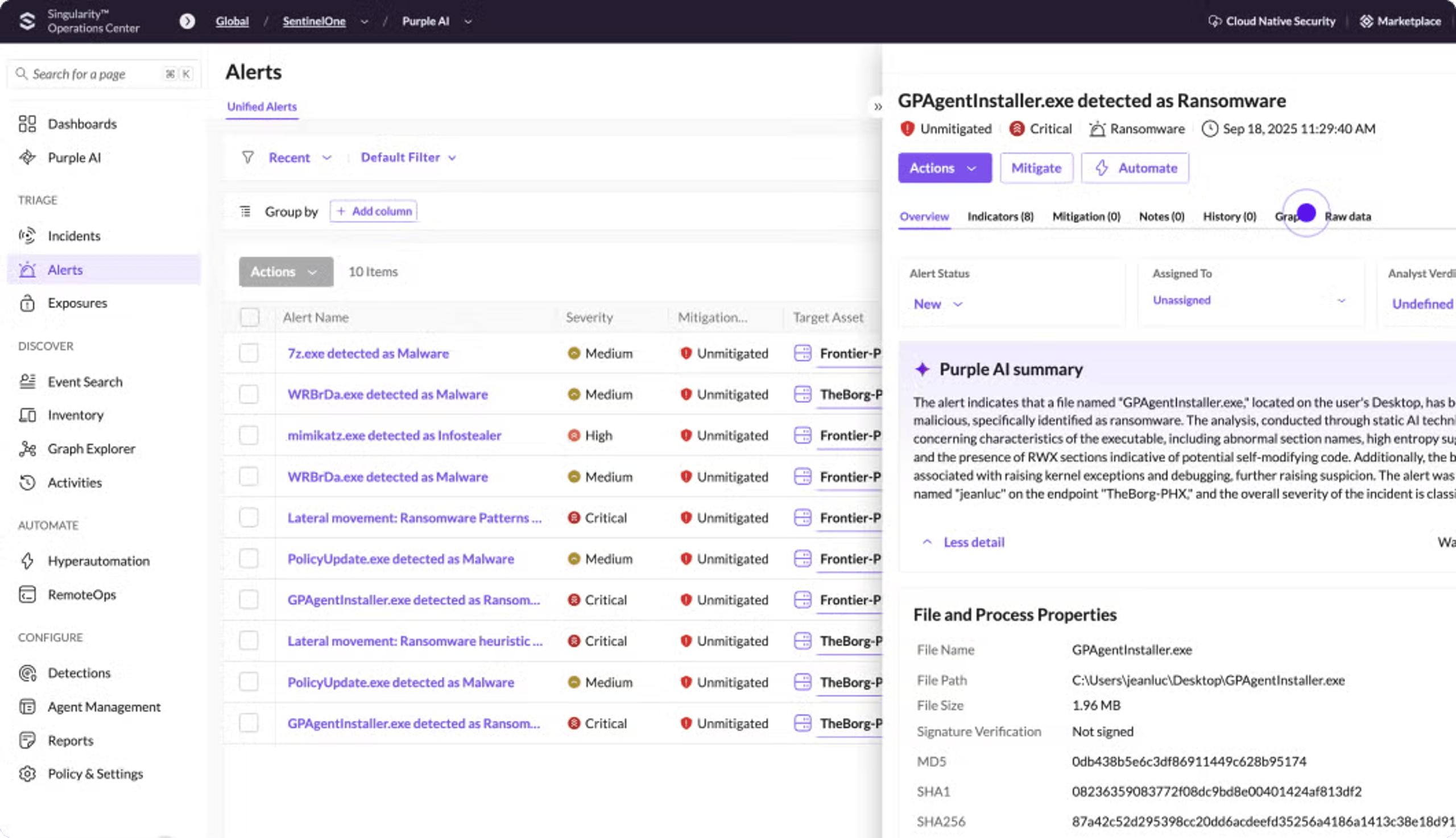 Esplora la piattaforma di cybersecurity più completa